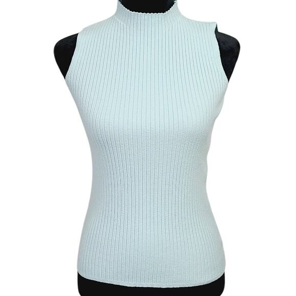 JW Style Sleeveless Mock Neck Ribbed Knit Tank, Lot of 3, Women Size S - Picture 5 of 12